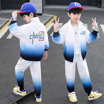 Autumn casual suit boys sports pants trend two-piece Chinese style children's autumn new