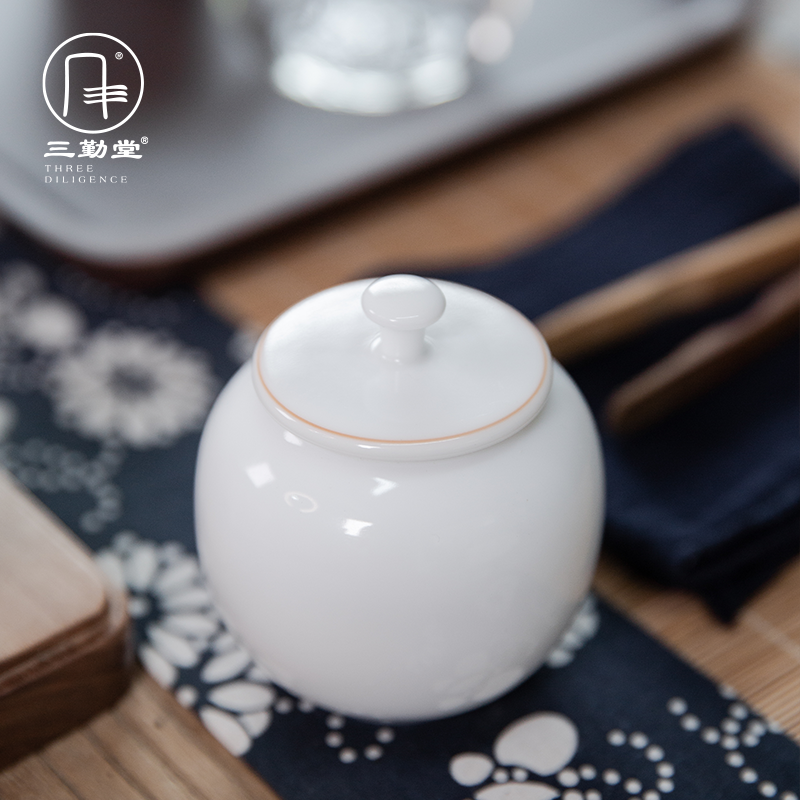 The three regular white porcelain kung fu tea set ceramic fair tureen tea cups cup sample tea cup suet jade pure white