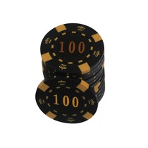 Texas Holdem chips Mahjong chips 0736 bronzing chips Baccarat chips custom-made plastic chips