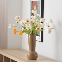 Xiaoyu Beauty Ceramic Vase Emulation Floral Nordic Simplicity Home Living Room Table Swing Decoration art381