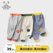 Rabbi tree childrens clothing baby leggings winter trousers 2021 new childrens autumn pants