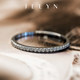 Yuejing Jelyn Gold AU750 Rose Gold 18K White Gold Zircon Micro-inlaid Row Diamond Fashion Female Ring Tail Ring Genuine Yuejing Jelyn Gold AU750 Rose Gold 18K White Gold Zircon Micro-inlaid Row Diamond Fashion Female Ring Tail Ring Genuine