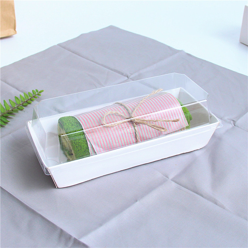 毛巾卷盒子 千层卷包装盒 抽屉盒 甜品打包盒蛋糕卷盒子10个