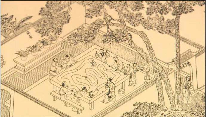 古老的传统文化习俗--曲水流觞