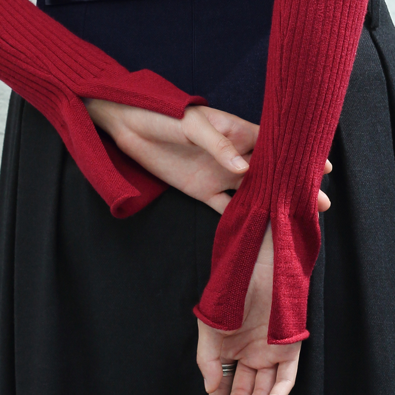 【买一送一】2016秋冬季新款女装修身针织衫套头大码长袖毛衣女产品展示图4