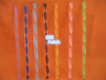 Acrylic twisted rod plexiglass colored thread rod pmma plexiglass rod diameter 12mm