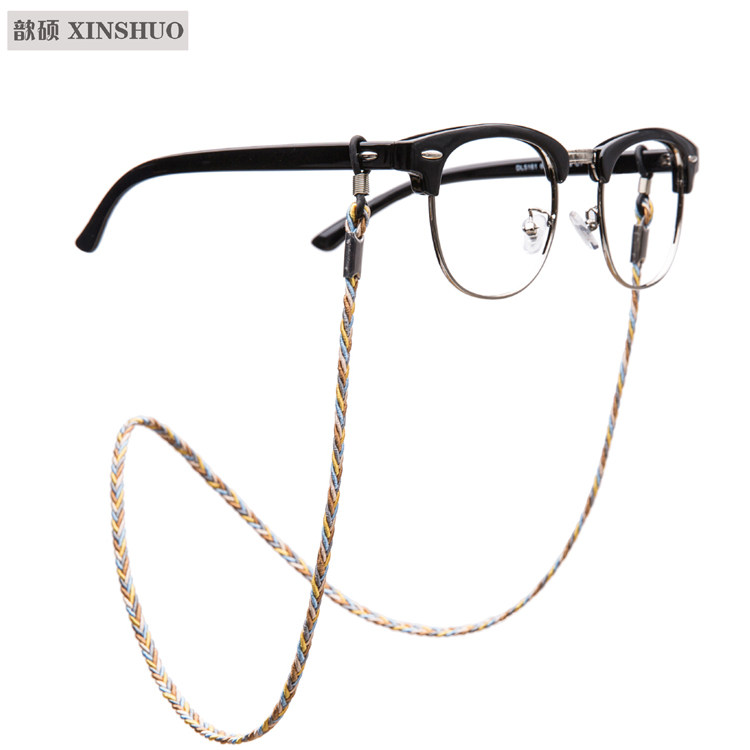 Buy Retro Color national wind handwoven glasses rope hanging rope