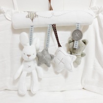 Export French baby bed plush doll doll doll doll toy can not cut the hair newborn puzzle car hang