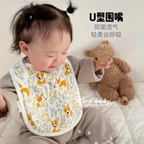 kerr baby baby bamboo cotton gauze cover of bamboo cotton gauze around the mouth baby soft skin