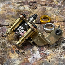 Japan Kunke Tattoo Machine Eruhiga Brass Plate Maxemada Direct-Drive Tattoo Machine Royals DK Machine