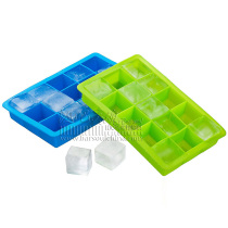 Bar soul 15 grid ice food grade silicone ice making mold bartender FDA certified ice mold ice tool