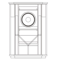 DIY custom 15 inch Westminster coaxial full-frequency antique speaker antique speaker Finnish imported Birch splint