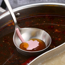 Shake sound skimming artifact Soup spoon to oil soup Oil separator artifact Japanese oil separator spoon Oil drain scoop Hot pot over oil colander