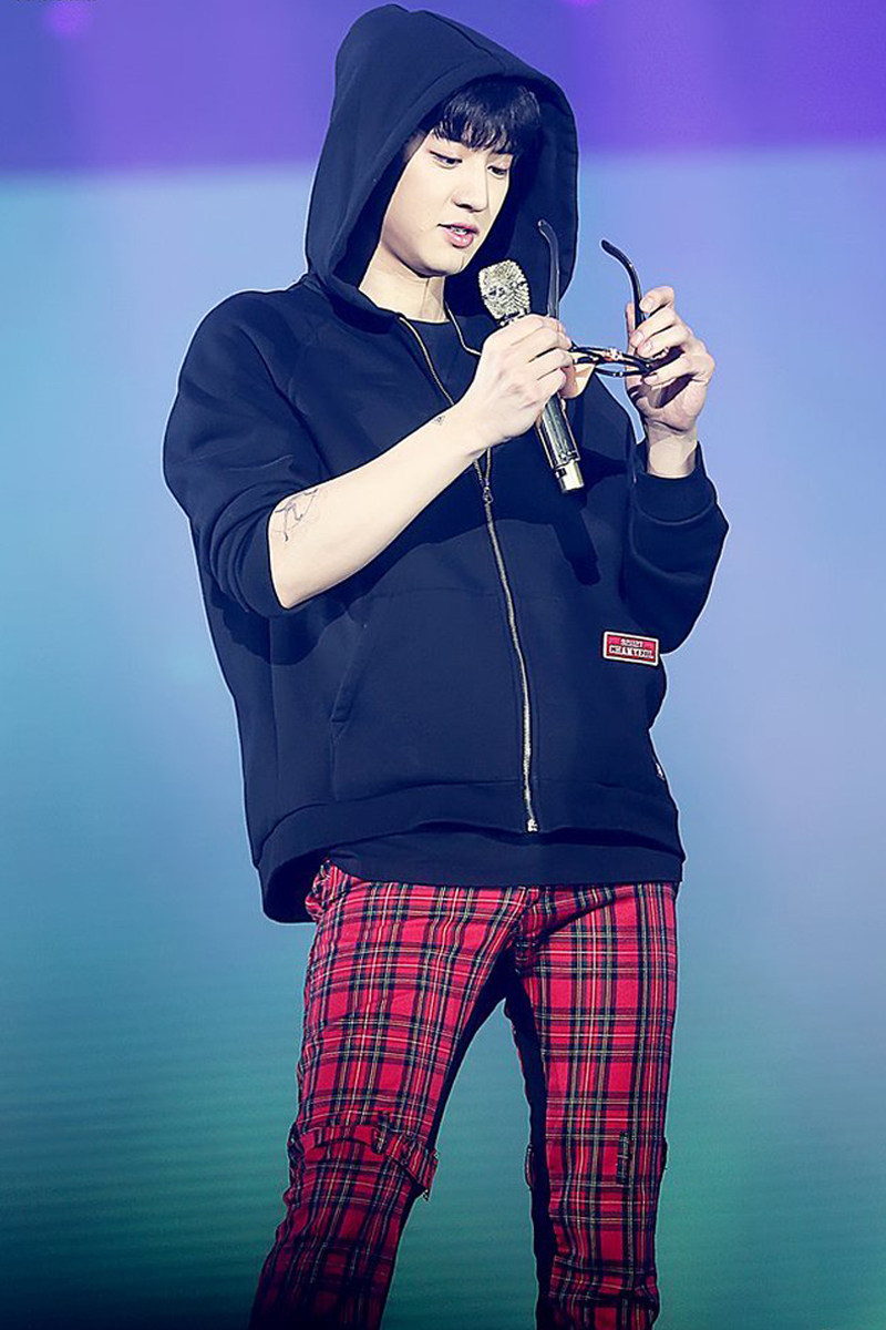 exo四巡演唱会新款边伯贤朴灿烈同款拉链卫衣男女应援衣服外套潮