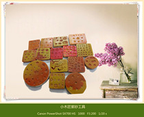 Small carpenter Yixing purple sand tool to make pot tool Yixing purple sand pot to make small plum blossom branch pole special printing board