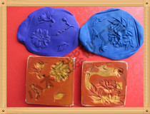 Small carpenter Yixing purple sand tool making pot tool Yixing purple sand pot making flower goods pot decorative leaf printing board