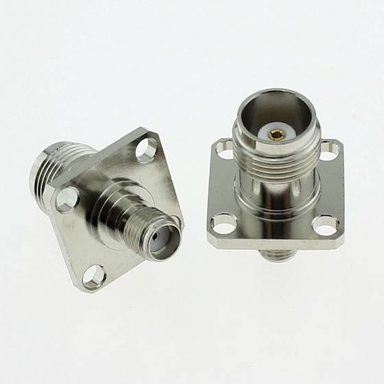 TNC-SMA-KKF SMA/TNC-KKF RF 어댑터 TNC Flange 50 Ohms와 SMA 암컷 대 TNC-SMA-KKF SMA/TNC-KKF RF 어댑터 TNC Flange 50 Ohms와 SMA 암컷 대
