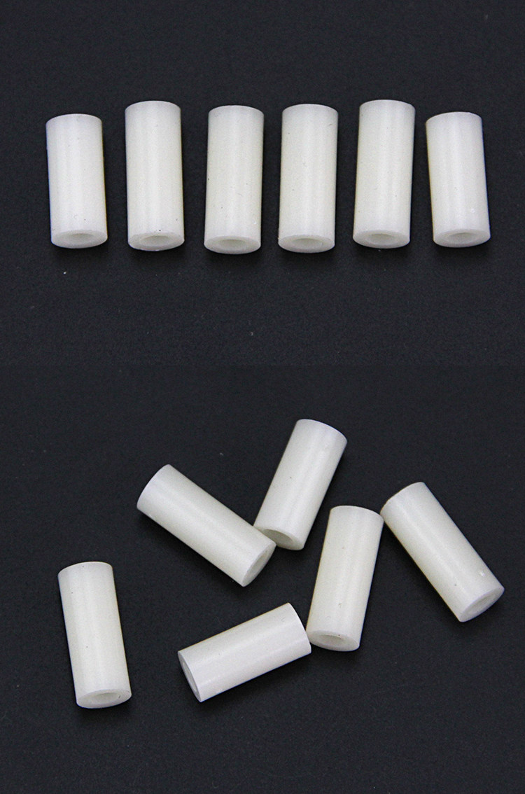 尼龙柱尼龙垫柱隔离柱间隔柱圆体隔离柱内径3外径5内3外7内4外7_双氙