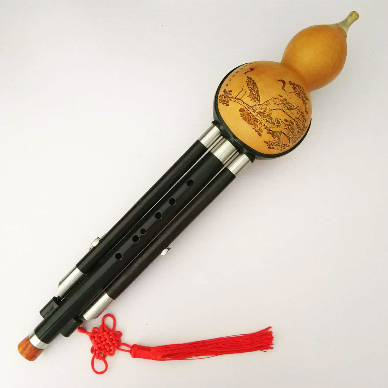 晓东专业演奏天然黑檀木 降b/c/大g/大f 葫芦丝纯手工制作_7折现价260