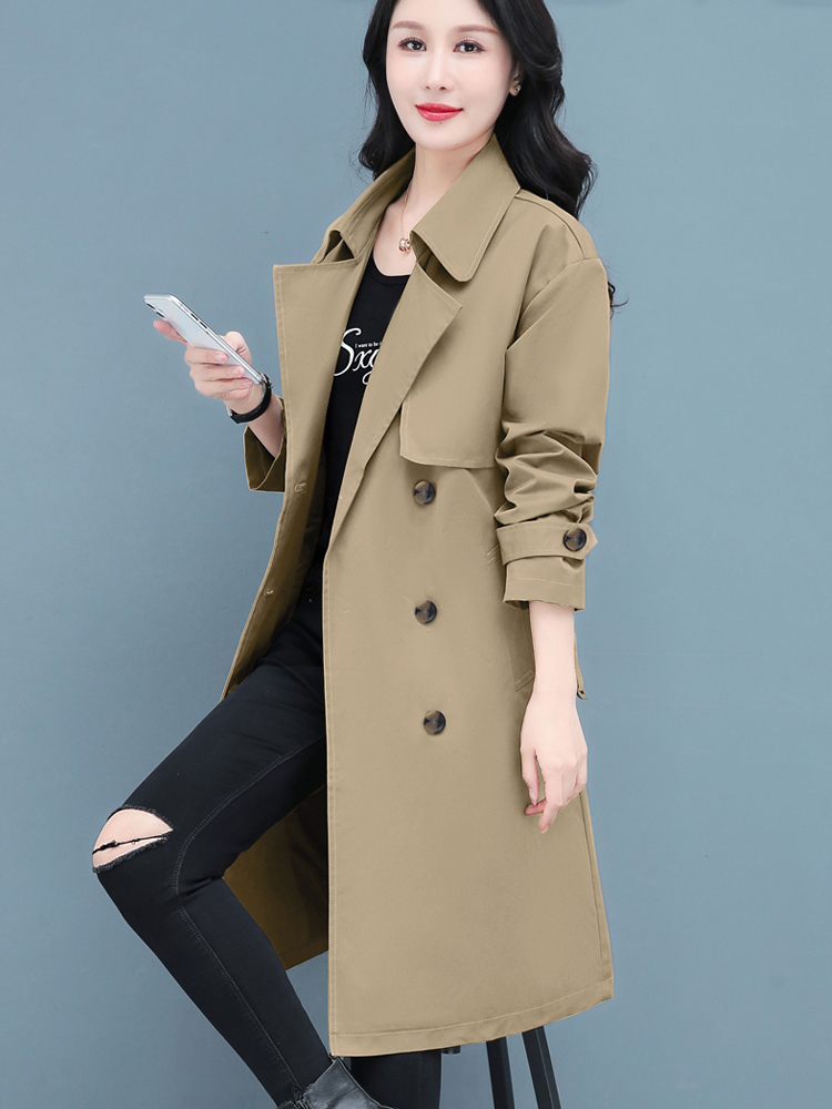 2025春季新款气质风衣女显瘦神器通勤穿搭必备