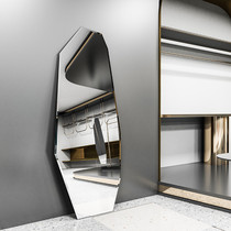 Nordic style home Locker Mirror special-shaped full-length mirror clothing store beauty thin full-length mirror simple design Beauty Mirror