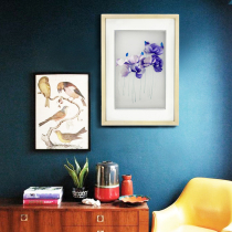 Ya embroidery collection flowers Hunan embroidery crafts 4 Silk finished hand embroidery single face embroidery study restaurant decoration painting