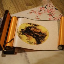 Yaxiu Collection Hunan embroidery pure hand embroidery soft framing scroll Mid-Autumn Festival Jiapin single-sided embroidery landscape flowers and birds decorative paintings hanging paintings