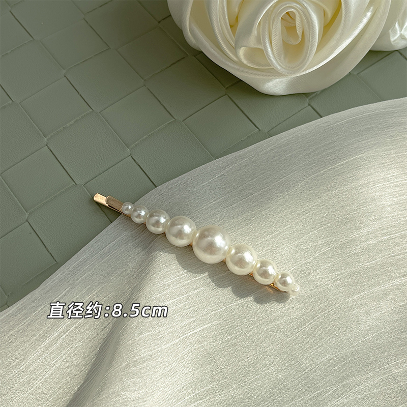 images 13:Pearl hair clip Liu Hai's forehead broken hair edge bb clip net red one-charged hairpin card 2021 new clip headdress images 13:Pearl hair clip Liu Hai's forehead broken hair edge bb clip net red one-charged hairpin card 2021 new clip headdress