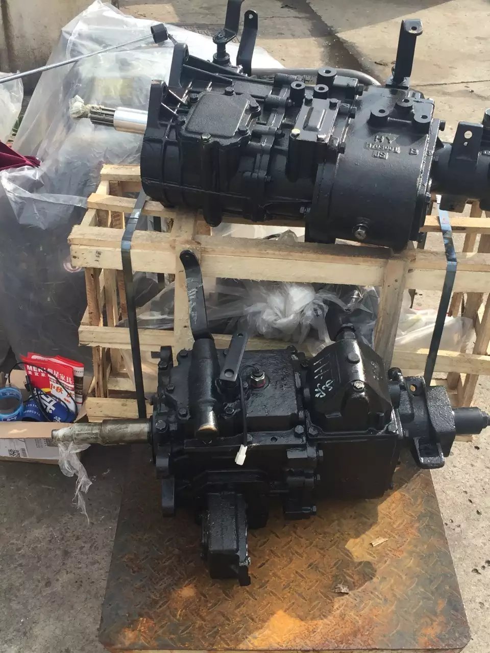 长齿525带后副箱变速箱总成 527农用车带半档 改装加力变速箱