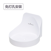 Wall-mounted rack kitchen bathroom available non-perforated mounting bracket washing mobile phone detergent rack