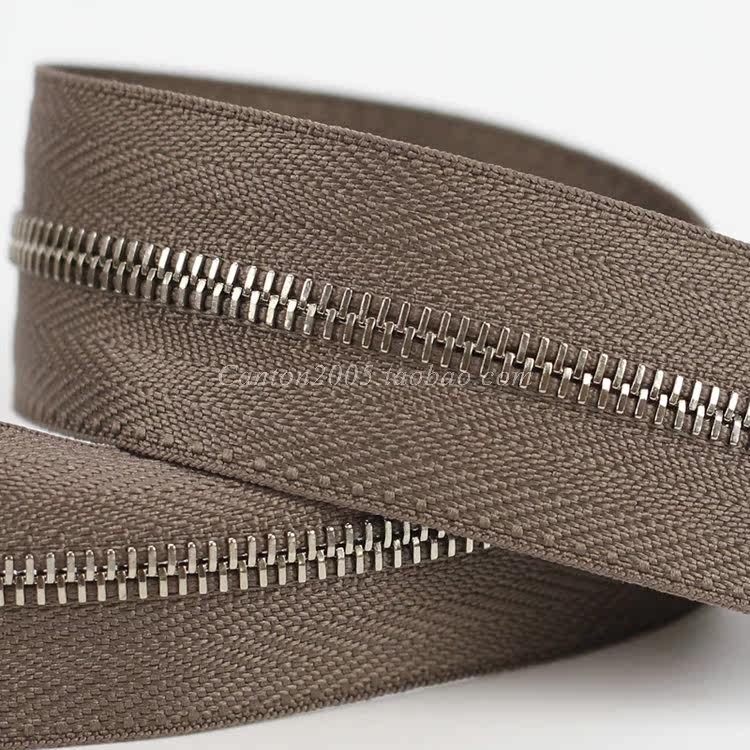 原装瑞士riri拉链 【m4】4号 金属拉链 镍色 cc combi 2219 硬布