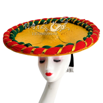 New Dai rain bamboo forest dance headdress Dai flower waist flower hat Shao Dori hat Ethnic minority headdress