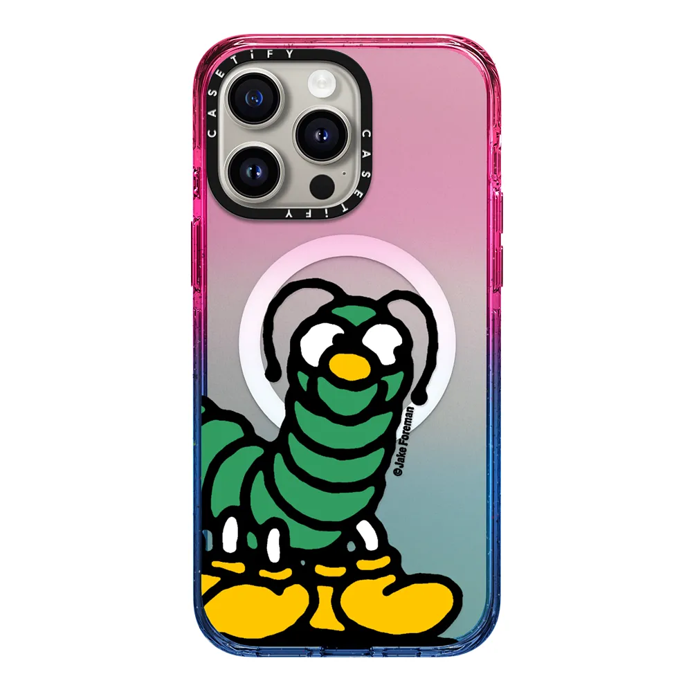 現貨CASETiFY毛毛蟲Jake Foreman個性潮牌適用蘋果iPhone16/15/14