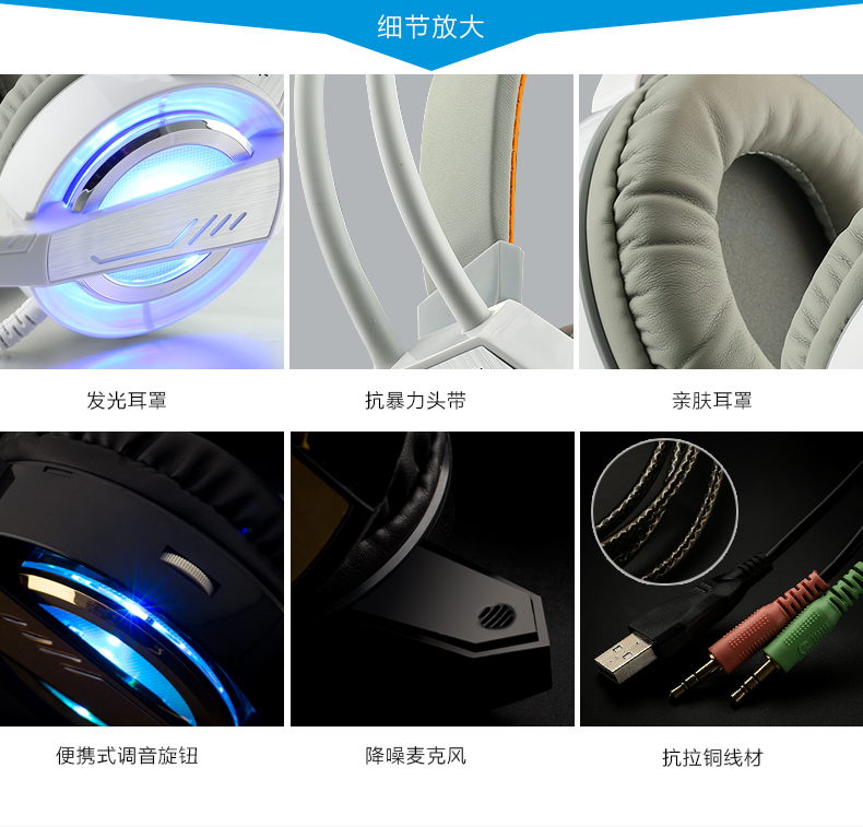 依风采R1耳机头戴式带麦游戏网吧电竞吃鸡麦