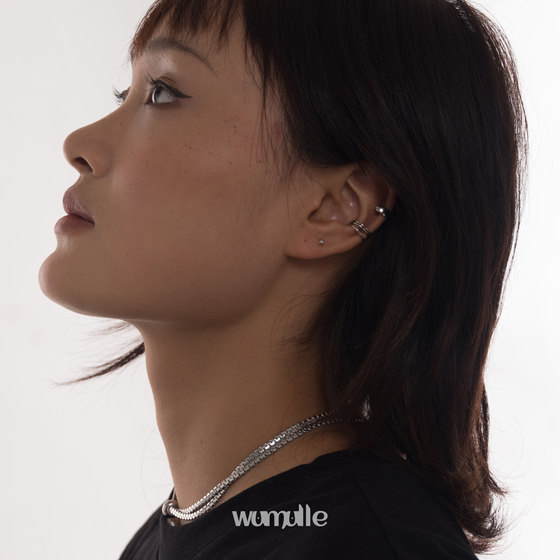 이어 피어싱이없는 wumulle, 다중 원 귀 뼈 클립 세부 사항, 단순하고 차가운 암컷 틈새 홍콩 풍미 A24 이어 피어싱이없는 wumulle, 다중 원 귀 뼈 클립 세부 사항, 단순하고 차가운 암컷 틈새 홍콩 풍미 A24