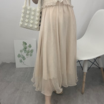 The owners own recommended fairy dress series temperament Super fairy elegant gauze half-length skirt spring and summer new women