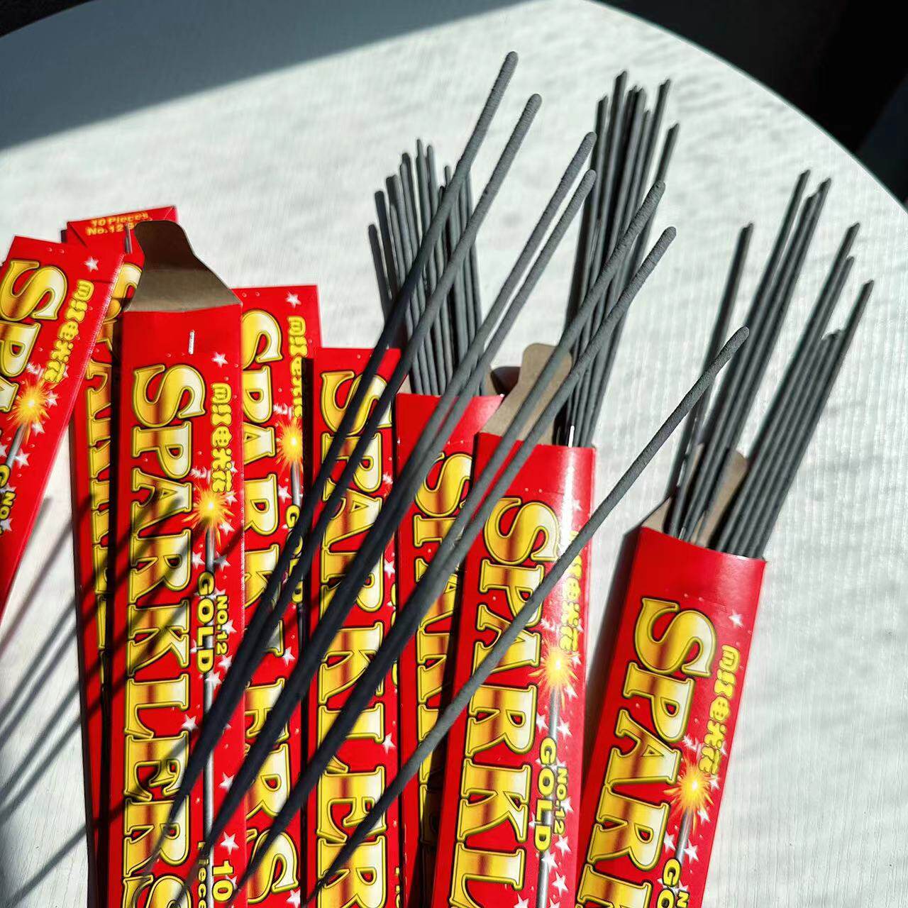 新年仙女棒礼盒装冷烟花30cm100支