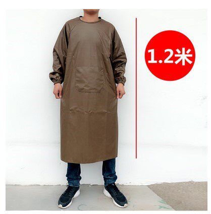 洗车雨衣软胶加厚布加厚加长杀猪防水全身防油围裙