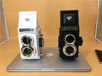 Dual mirrorless camera model props ornaments Simple models with counterweight studio movie props decoration design jewelry