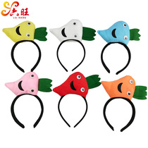 Sacred Festival Little Animal Head Accessories Show Props Turnip Hair Stirrup Show show Radish Squats Turnip Dt with Turnip Dt