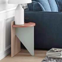 Three-color side table Nordic sofa Small coffee table Balcony side table Bedside table Light luxury bedside table
