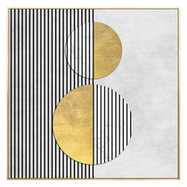 Abstract Geometric industrial style decorative painting Nordic modern light luxury living room hanging painting office Hotel soft mural painting