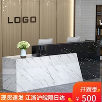 Cashier Desk Counter Brief Modern Convenience Store Womens Clothing Shop Bar Counter Shop Small Company Baking Varnish Front Desk Reception Desk