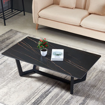 Italian style minimalist rock plate tea table minimalist modern light lavish home small family style living room sofa assorted rectangular table