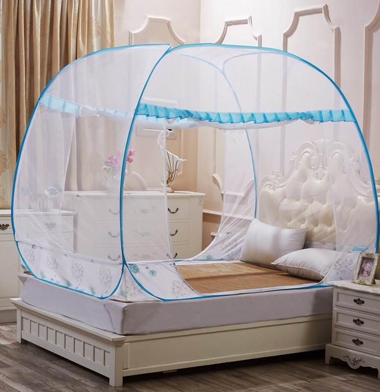 去购买  落地式加密加粗蚊帐,支架采用优质的不锈钢制作而成,不仅