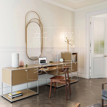 Medieval Wall sideboard modern minimalist home living room stainless steel luxury bedroom dining room multifunctional lockers