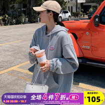 Varsden Walsdan 2022 New Sweatshirt Womens Fall Winter Hooded Jacket Ins Tide Loose Casual Niche