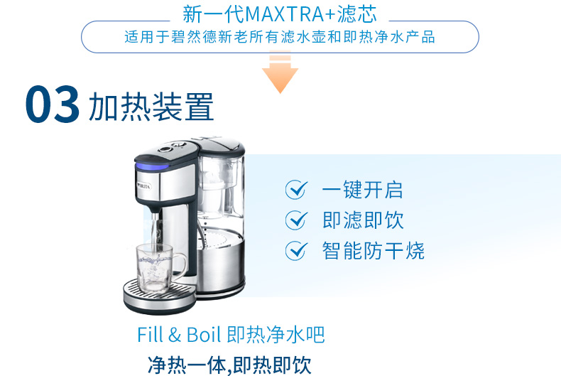 brita碧然德家用光汐3.5 l滤水壶介绍