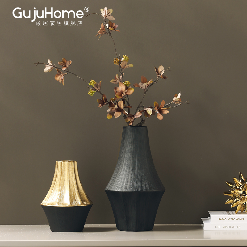 I and contracted ceramic vase furnishing articles sitting room put dry flower creative floral outraged light table home decoration key-2 luxury northern Europe