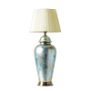 New Chinese style ceramic bedside lamp American household edge model between soft assembly act the role of what adornment creative furnishing articles